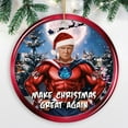 thumbnail image 1 of Make Christmas Great Again Donald Trump Ornament, 1 of 4