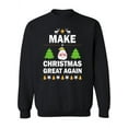 thumbnail image 1 of Make Christmas Great Again Sweatshirt Men -Image by Shutterstock, Male x-Large, 1 of 4