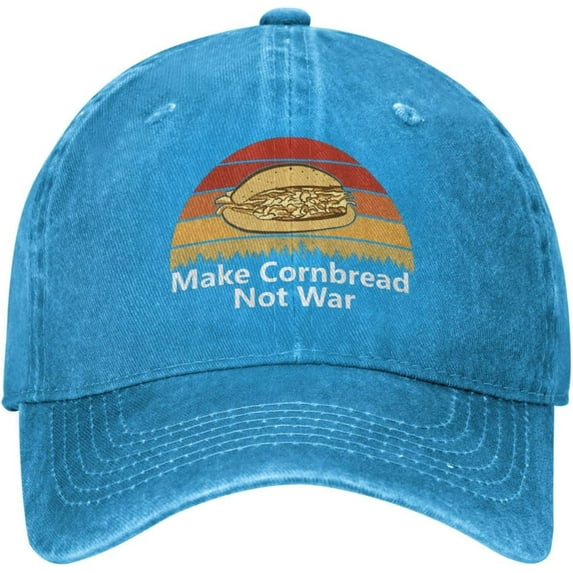 Make Cornbread Not Wars Hat Men Baseball Hats Graphic Cap