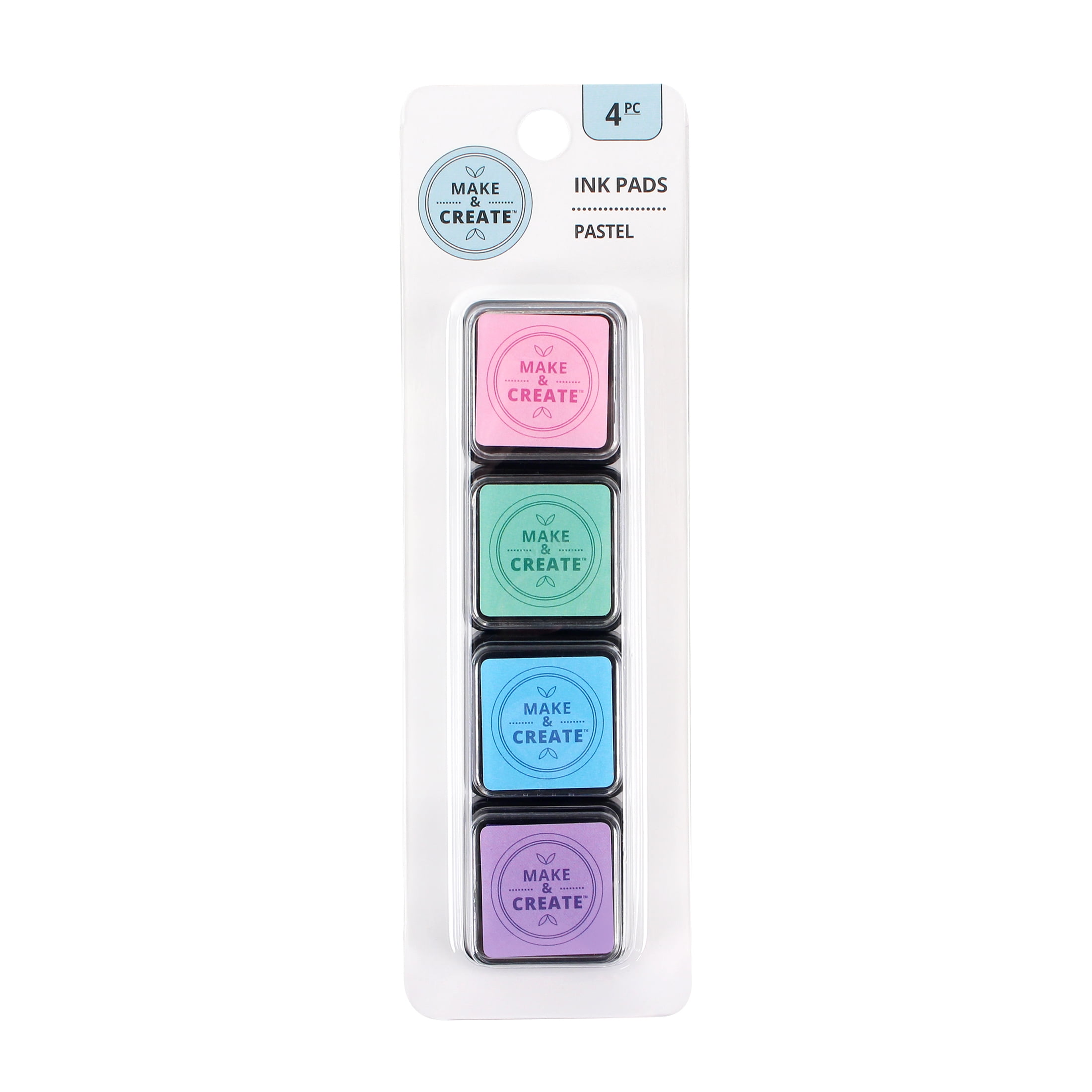 ArtSkills Make & Create Pastel Ink Pads, Stamp Ink for Adults, 4 Pieces