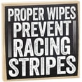 thumbnail image 1 of Make Em Laugh Proper Wipes - Rustic Wooden Sign - Funny Bathroom Décor and Gag Gift Under $15!, 1 of 5