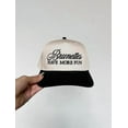 thumbnail image 1 of Make Every Day a Good Hair Day with Our Stylish Brunettes Have More Fun Trucker Hat – Perfect for Fun-Loving Brunettes Cute but Fierce – The Baseball Cap Made for Her, 1 of 5