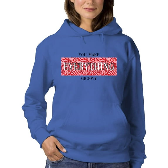 Make Everything Groovy Hoodie Women -Image by Shutterstock, Female 3X-Large