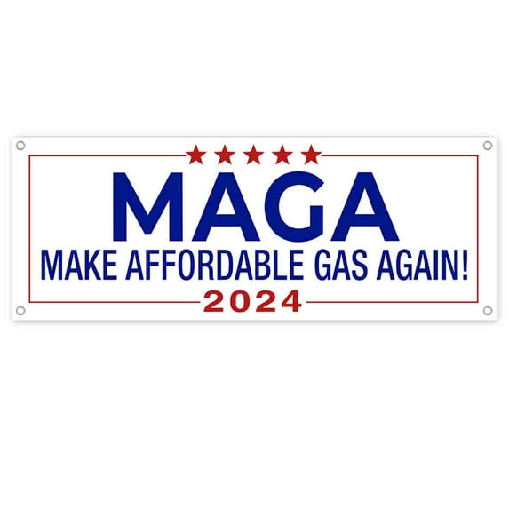 Make Gas Affordable Agai 13 oz Vinyl Banner With Metal Grommets