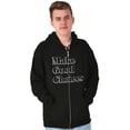 thumbnail image 1 of Make Good Choices Motivational Gym Unisex Fleece Graphic Zip Up Hoodie Brisco Brands 2X, 1 of 5