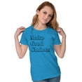 thumbnail image 1 of Make Good Choices Motivational Gym Womens Slim Fit Graphic Tee Brisco Brands L, 1 of 5