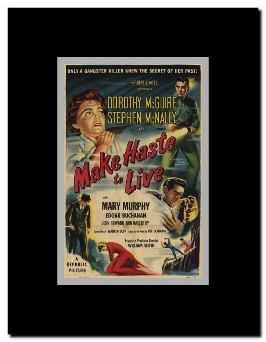 Make Haste to Live Framed Movie Poster