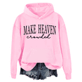 thumbnail image 1 of Make Heaven Crowded Hoodie Make Heaven Crowded Sweatshirts Christian Clothing For Women Men, 1 of 7