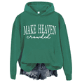 thumbnail image 1 of Make Heaven Crowded Hoodie Make Heaven Crowded Sweatshirts Christian Clothing For Women Men, 1 of 6