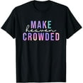 thumbnail image 1 of Make Heaven Crowded Jesus Faith Religious Leopard For Women T-Shirt, 1 of 3