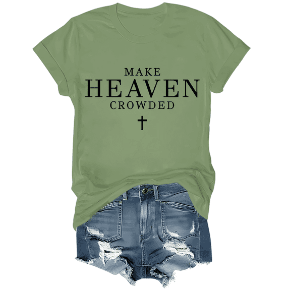 Make Heaven Crowded T-Shirt Make Heaven Crowded Shirts Christian Clothing For Women Men