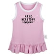 thumbnail image 1 of Make Herstory Funny Dresses For Baby, Newborn Babies Skirts, Infant Princess Dress, 0-24M Kids Graphic Clothes (Pink Sleeveless Dresses, 12-18 Months), 1 of 4