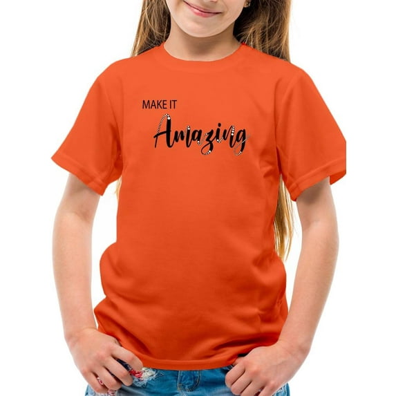 Make It Amazing Crystals T-Shirt Juniors -Image by Shutterstock, x-Small
