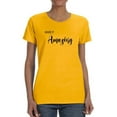 thumbnail image 1 of Make It Amazing Crystals T-Shirt Women -Image by Shutterstock, Female x-Large, 1 of 4