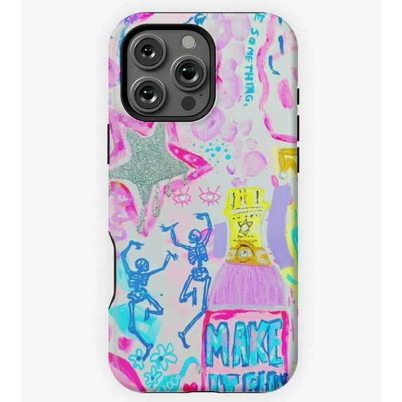 Make It Fun Colorful Print GA1135 Phone Case for iPhone 11 to 17 Pro Max