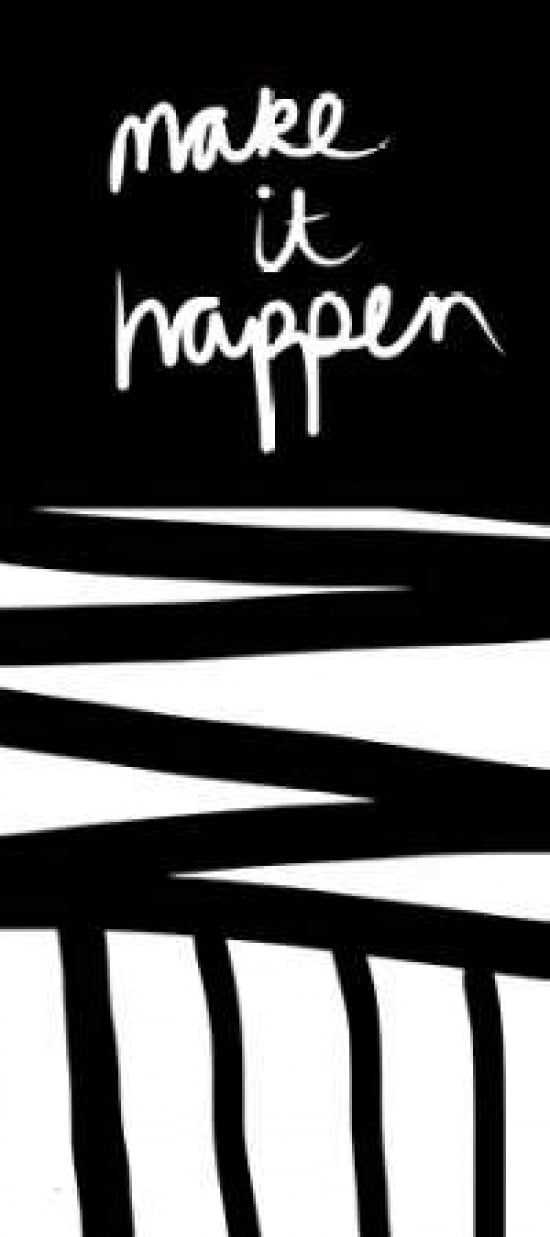 Make It Happen Canvas Art - Linda Woods (10 x 20)