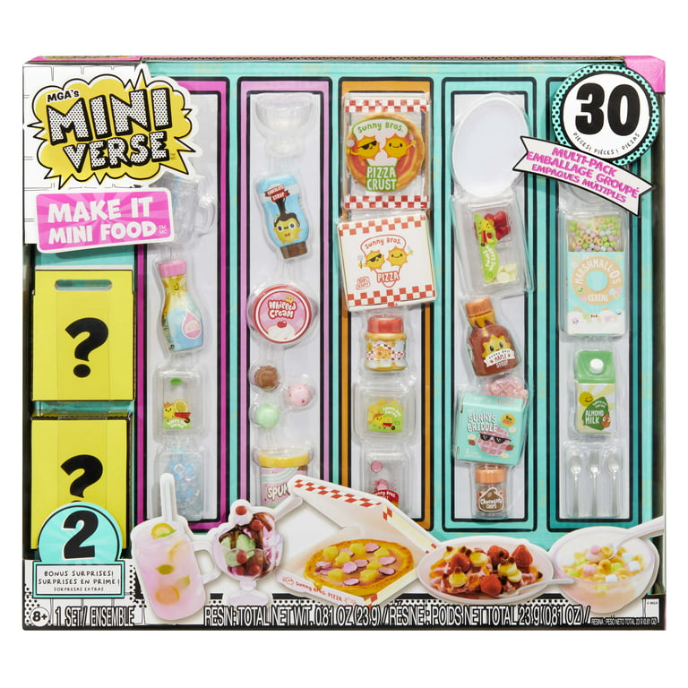Miniverse Make It Mini Food Multipack Playset [NOT EDIBLE! 30 Pieces]