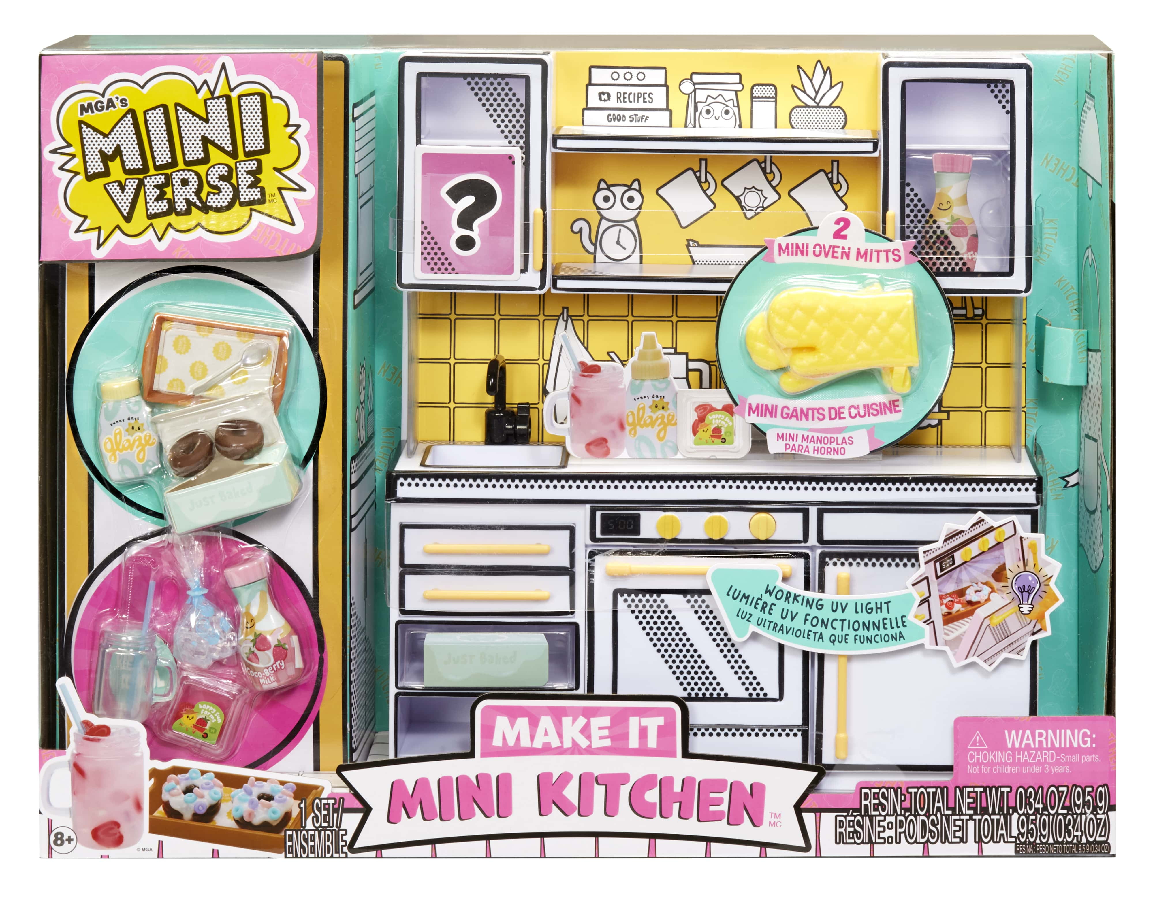 Make It Mini Kitchen MGA's Miniverse, Kitchen Playset, w/ UV Light ...