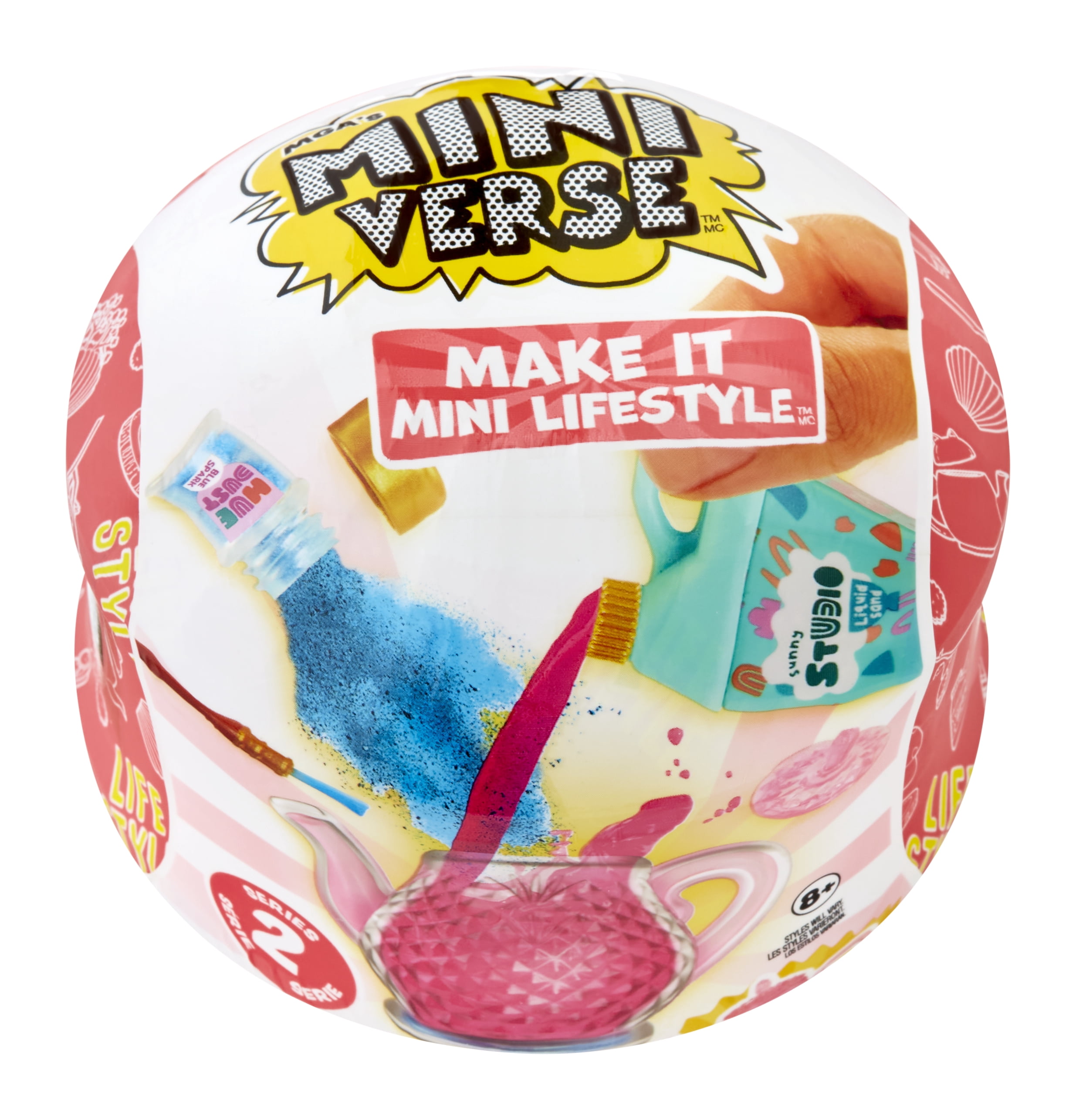 Make It Mini Lifestyle Series 2 Mini Collectibles MGA's Miniverse, Blind Pack, DIY, Resin, Molds, Teacups, Candles, Collectors, 8+