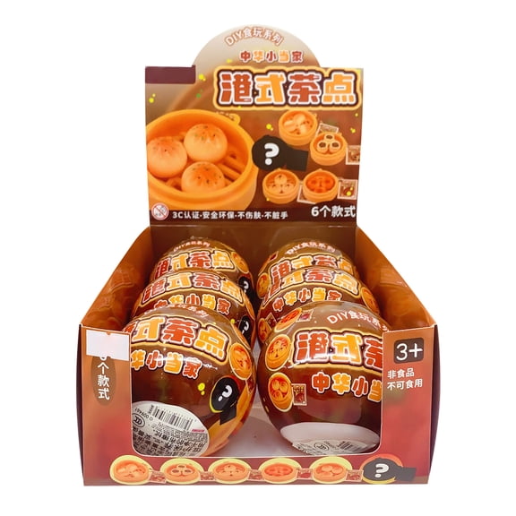 Make It Mini from Scratch Series 1, Mini Collectibles Set of 6pc, Blind Pack, DIY, Replica Food, Not Edible, 8+