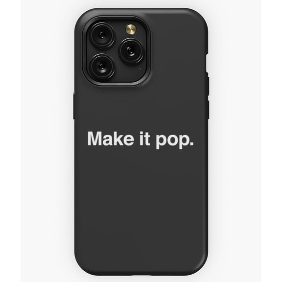 Make It Pop Funny Pop Art Comic Book Graphic A11696 Phone Case for iPhone 11 to 17 Pro Max