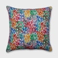 thumbnail image 1 of pillow perfect make it rain zinnia 25 x 25 in. indoor / outdoor floor pillow, 1 of 2