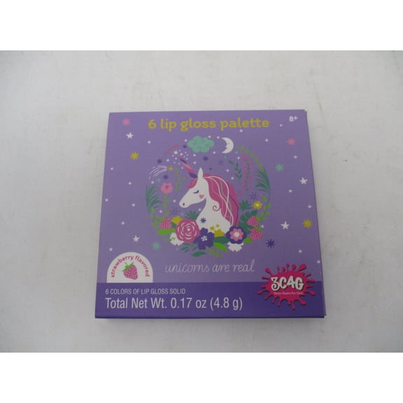 Make It Real 3C4G 6 Lip Gloss Palette Unicorns are Real