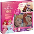 thumbnail image 1 of Make It Real: Disney Stamp To Reveal Ariel & Cinderella Storybook & Dot Art - 1209 pcs, DIY 2 Princess Dot Posters, Craft Kit, Girls & Kids Ages 6+, 1 of 6