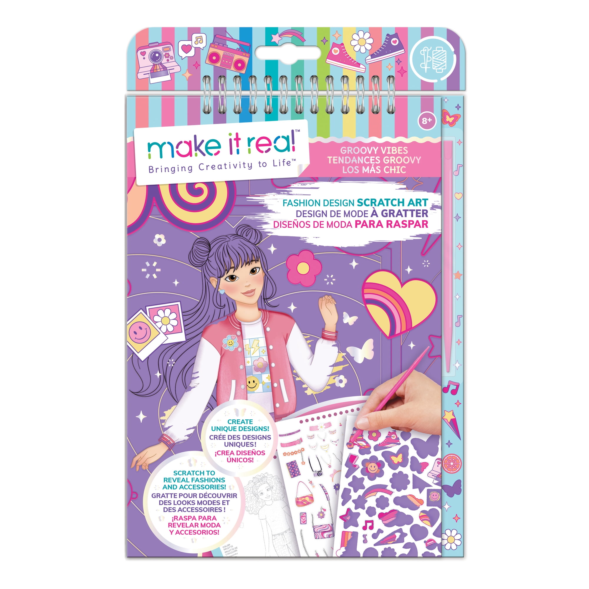 Make It Real: Fashion Design Scratch Art