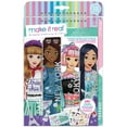 thumbnail image 1 of Make It Real: Fashion Design Sketchbook - Includes 180 Stickers & Stencils, Draw Sketch & Create, Fashion Coloring Book, Tweens & Girls Ages 6+, 1 of 7
