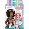 Make It Real Fashion Design Sketchbook Pretty Kitty Includes 115 Stickers & Stencils, Draw