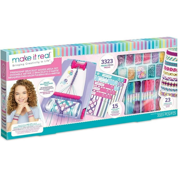 Make It Real Friendship Bracelet Maker Mega Set