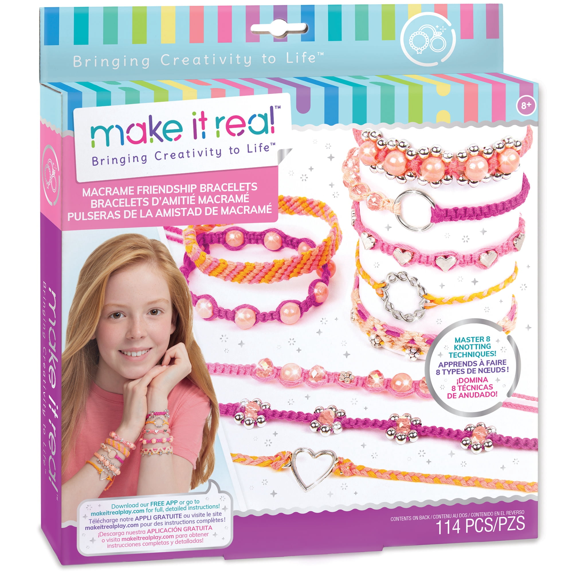 Make It Real: Macrame DIY Friendship Bracelets - Create Unique Cord ...