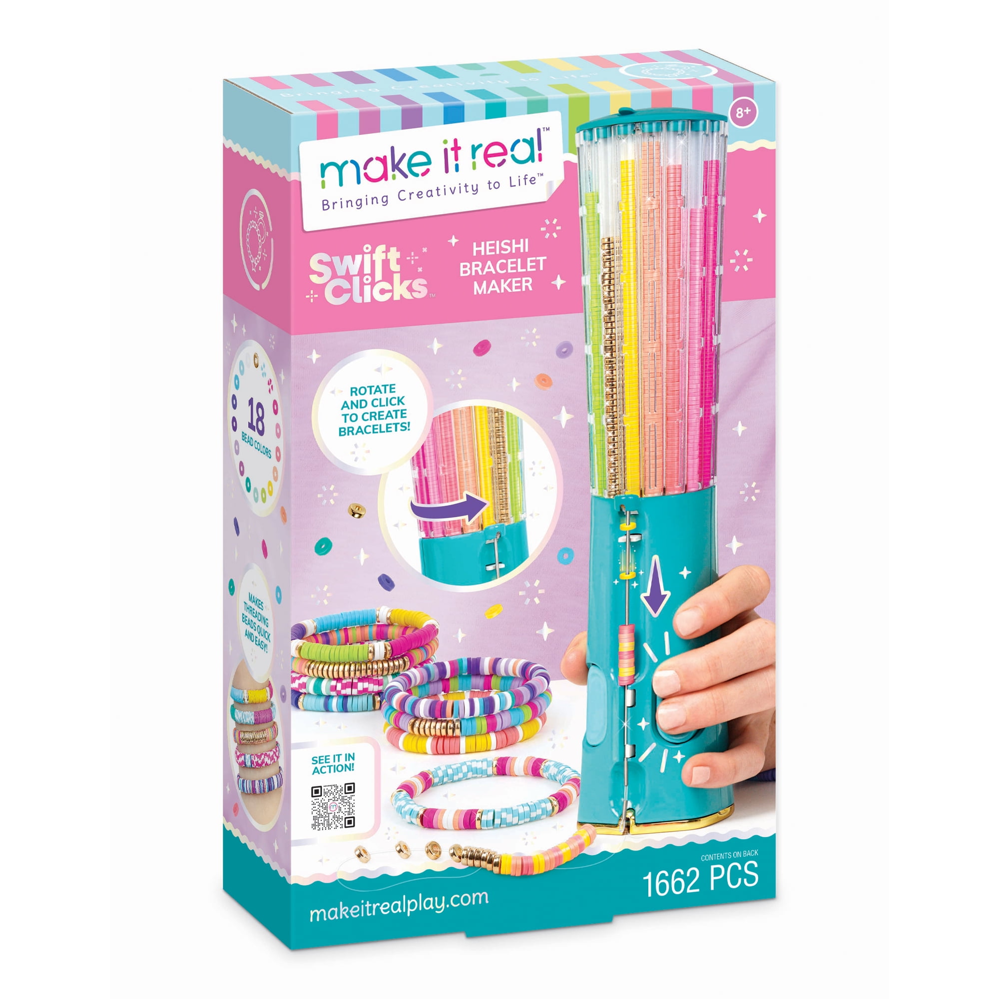 Make It Real Swift Clicks Bracelet Maker, Children Ages 8 and up