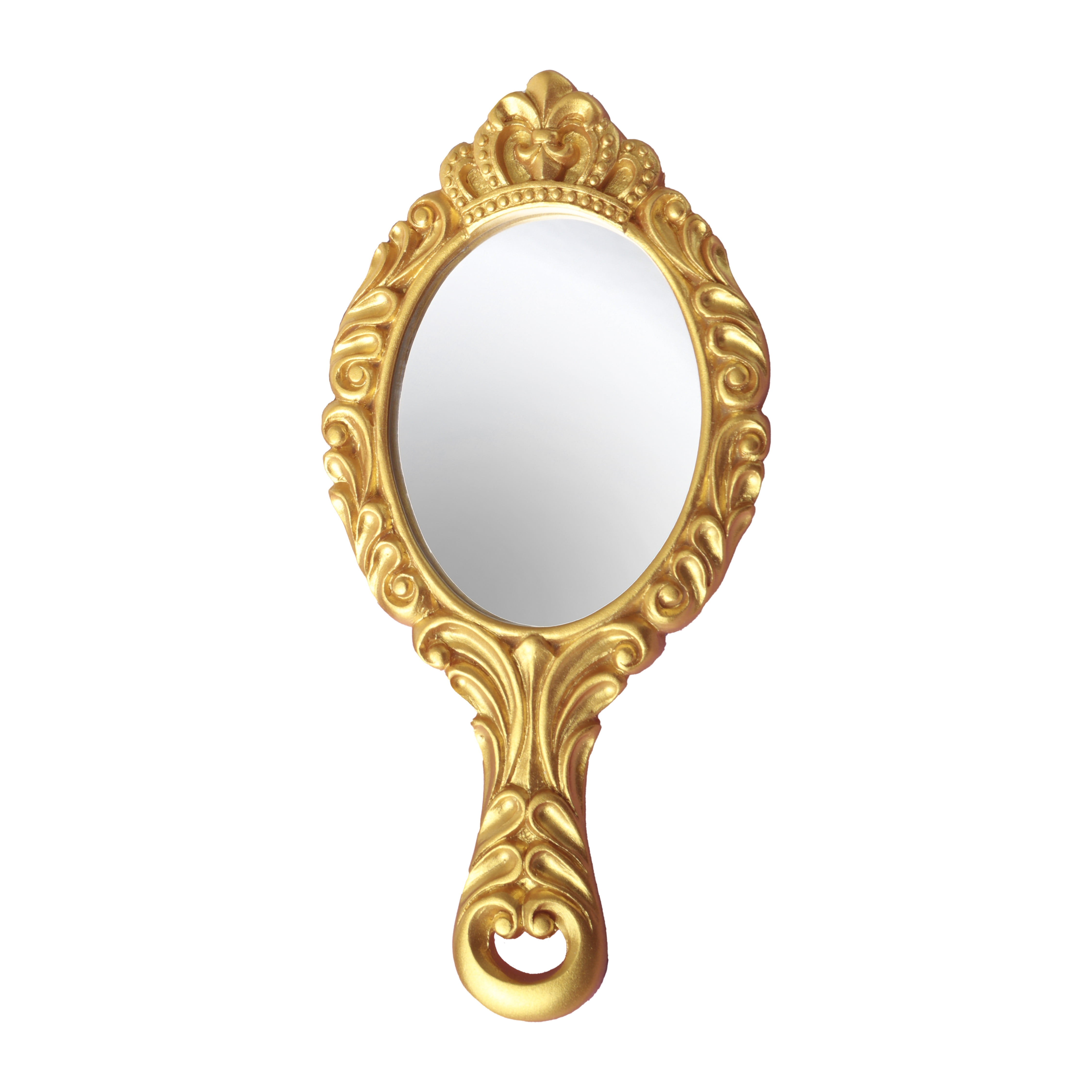 Make It Royal Hand Mirror, Gold Hand Mirror, Royal Themed Gift Favor