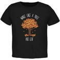 thumbnail image 1 of Make Like a Tree and Leaf Pun Toddler T Shirt Black Toddler Size 5/6, 1 of 1