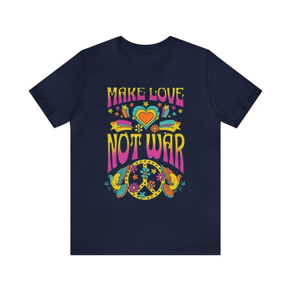 Make Love Not War Unisex Jersey Short Sleeve Tee