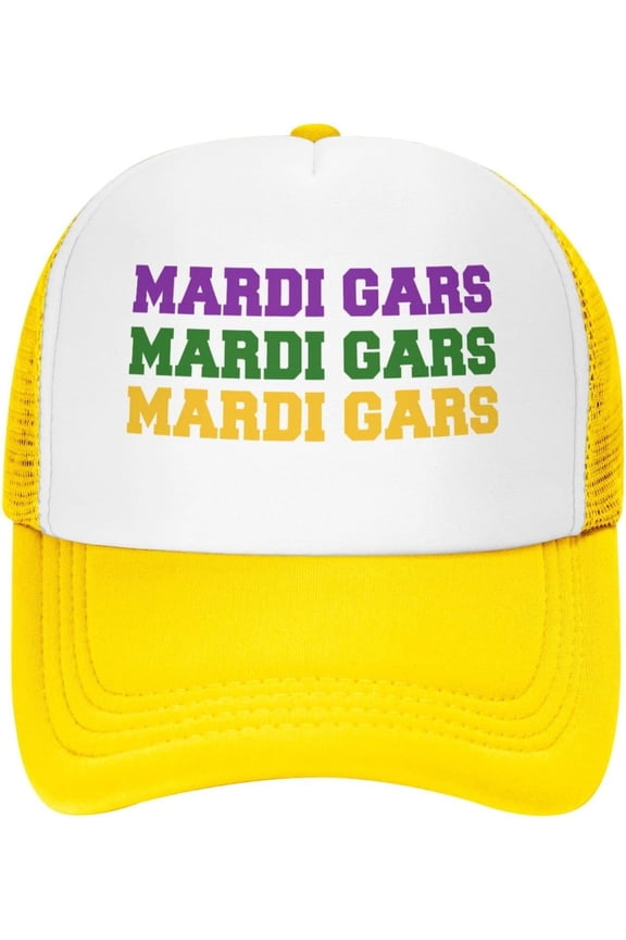Make Mardi Gras Great Again Mesh Baseball Cap Truck Hat