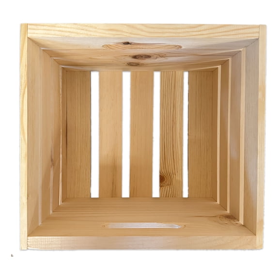 Make Market 9.25" x 12.5" x 12.5" Pinewood Crate, 6 Pack