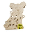 thumbnail image 1 of Make Market Christmas DIY Pre-lit wood dÃ©cor Dog, 1 of 1