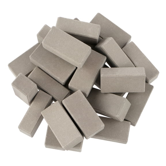 Make Market Clay Brick Miniature Set - 1:12 Scale Architectural Building Supplies - Gray - 200 Pieces - 1-Pack
