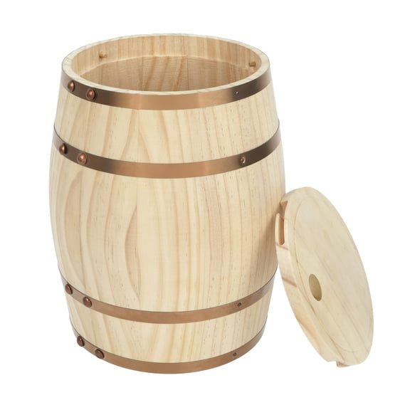Make Market Craft Barrel - Unfinished Pinewood Decor - Natural - 7" x 7" x 9.13" - 1-Pack