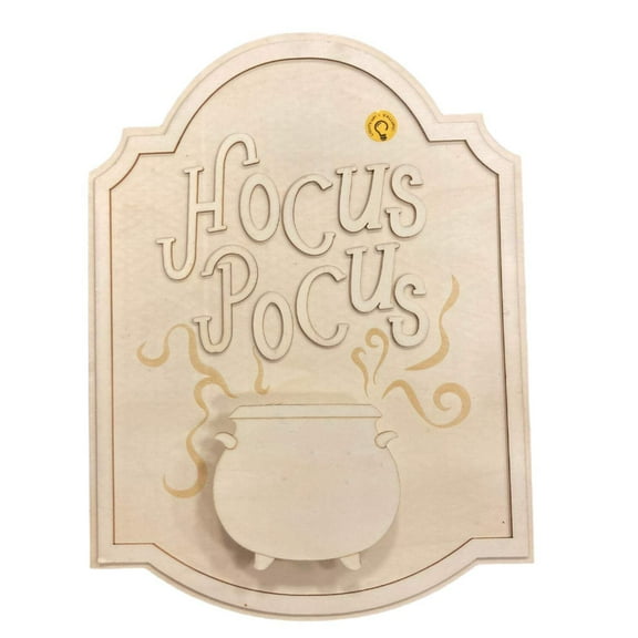 Make Market Halloween Hocus Pocus Pot Light Up Sign 16x12in