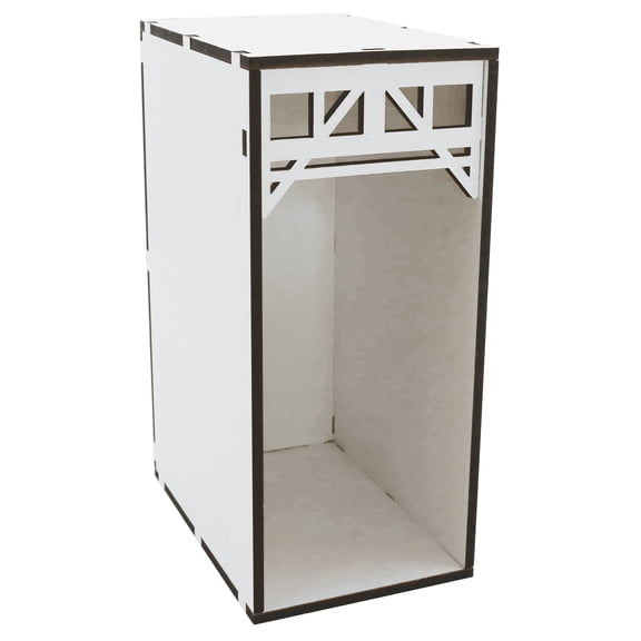 Make Market White Book Nook Diorama Kit, 9" , 6 Pack