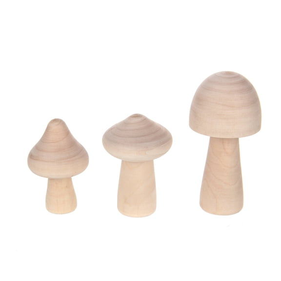 Make Market Wood Mushrooms Set - 12 Pack