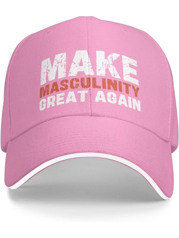 Make Masculinity Great Again Hat for Men Women Baseball Cap Gifts Funny Fashion Trucker Hat