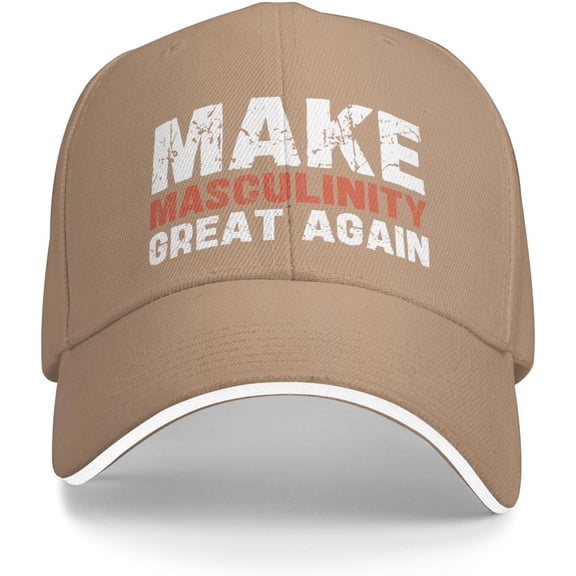 Make Masculinity Great Again Hat for Men Women Baseball Cap Gifts Funny Fashion Trucker Hat