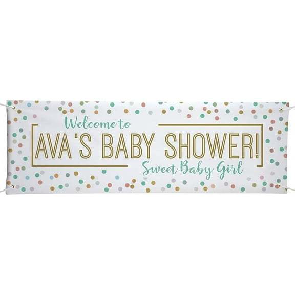 Let's Make Memories Personalized Banner - Party Decoration - Birthday, Wedding, Anniversary, Engagement - Customized Banner - Celebration - Any Text - Indoor/Outdoor Vinyl - Pastel - 8 Ft