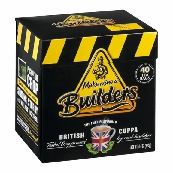 Make Mine Builders Tea - Stong English Builders Cuppa - 40 Teabags
