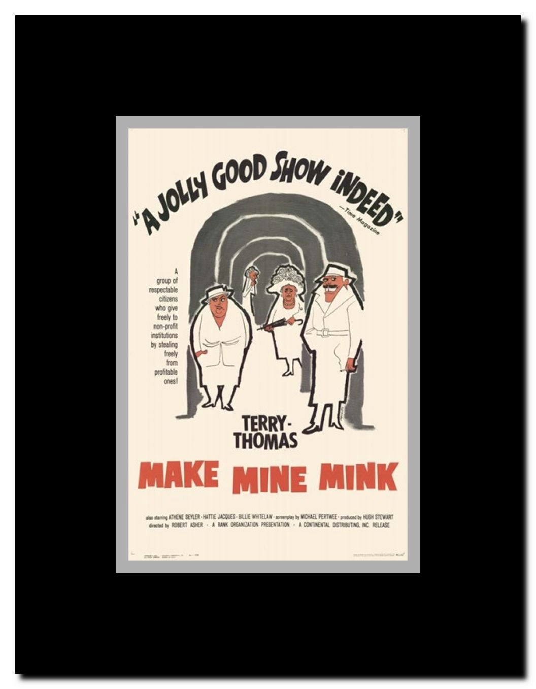 Make Mine Mink Framed Movie Poster